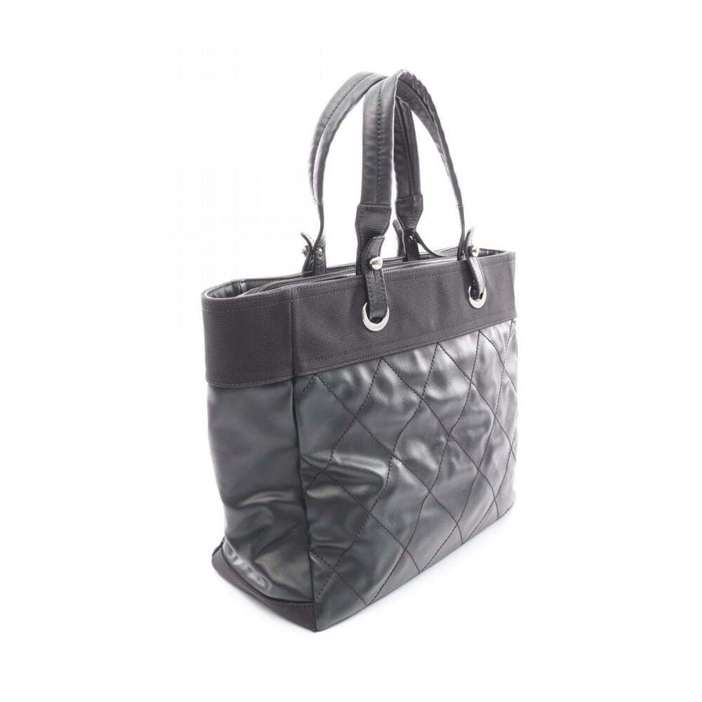 CHANEL Black Leather Tote Bag - Picture 2 of 15